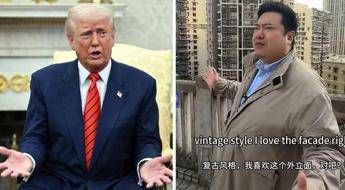 Trump e la guerra dei dazi, Cina schiera il clone di Donald ...